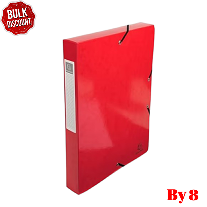 BULK DISCOUNT: Box with 8 Soft Box Files 60mm (Exacompta)
